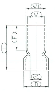 Red Copper Sleeve for Automotive Wire Harness