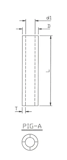 Non-Insulated Red Copper Butt Terminal