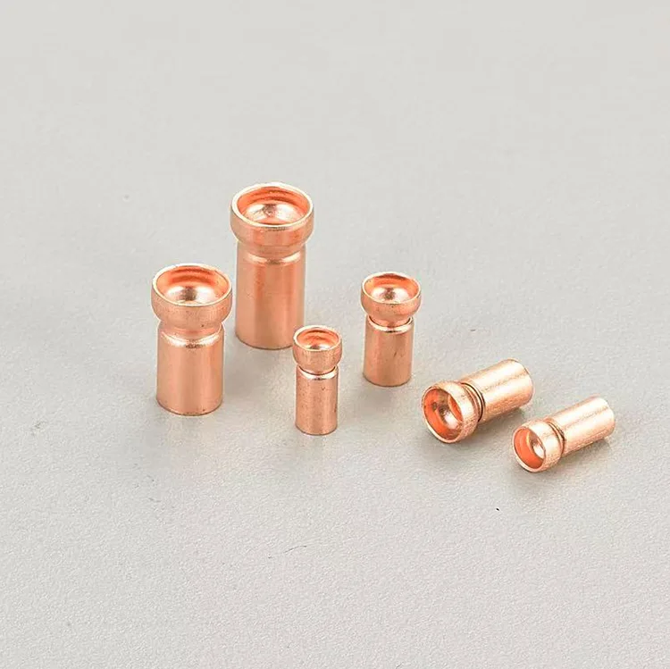Buje de cobre rojo chapado