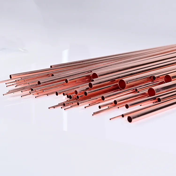 Capilar de cobre rojo para equipos eléctricos