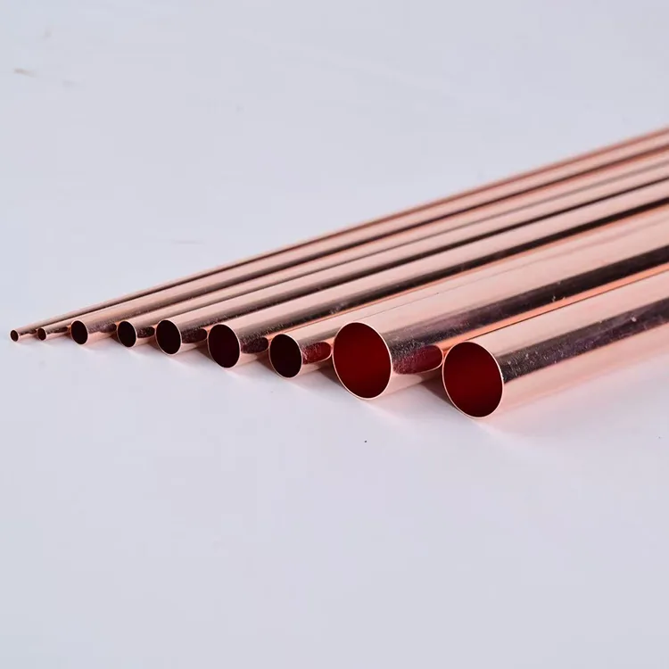 Tubo de cobre rojo para refrigeración de batería